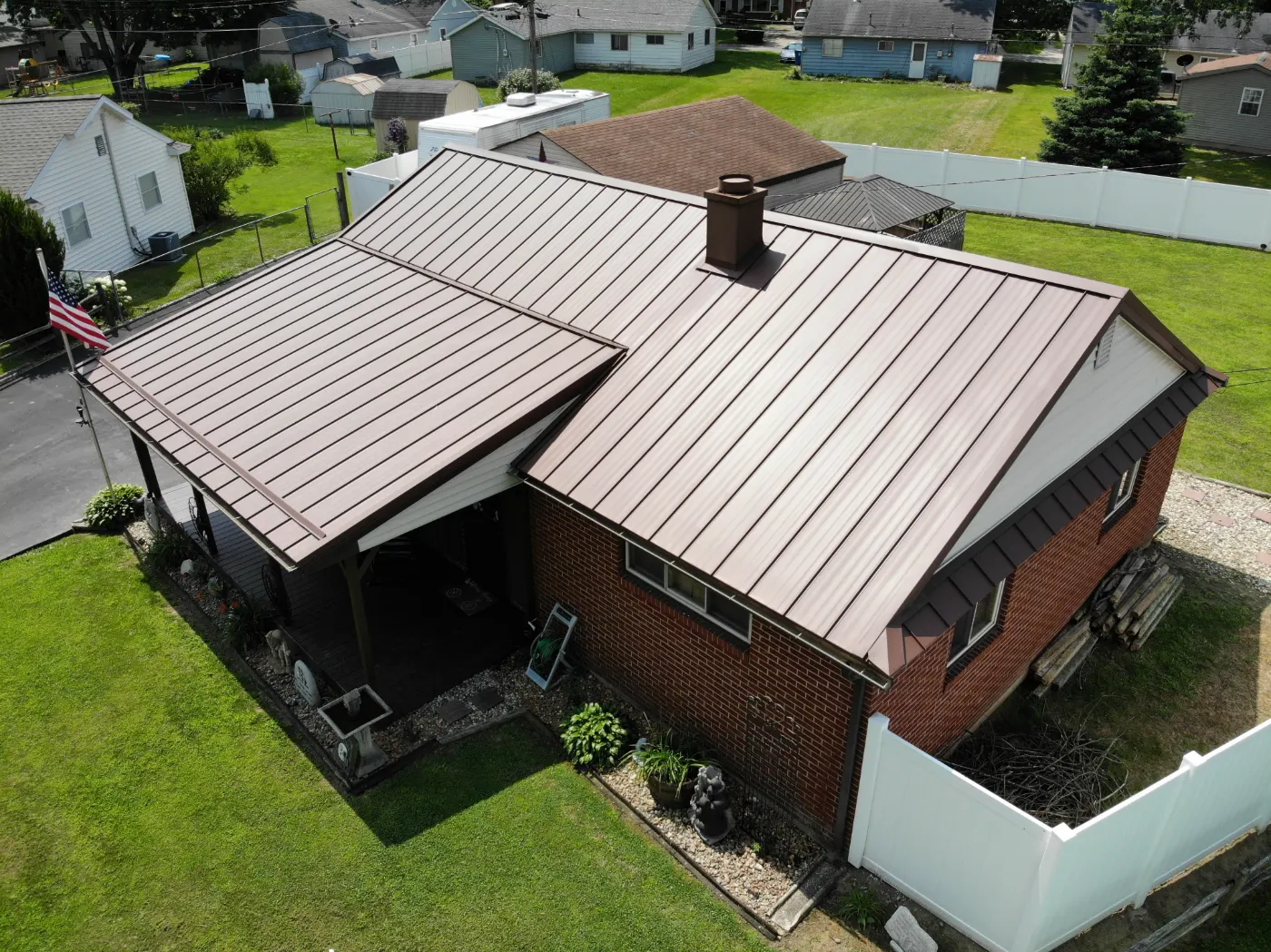 Metal roofing by Somerset Metal Roofing near Carmel, IN