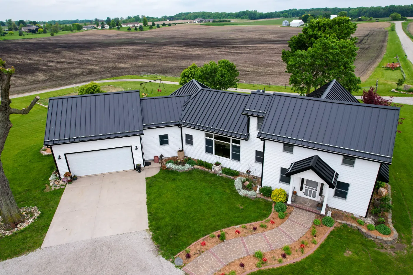 Standing seam panel installation in Somerset